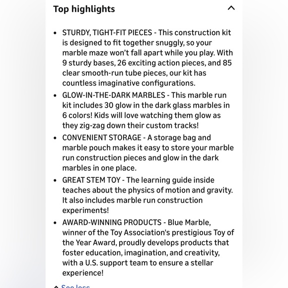 NATIONAL GEOGRAPHIC Marble Run -STEM Gifts for Boys and Girls, Building Project - Picture 2 of 4